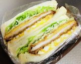 ハムカツ卵サンドイッチ!作り方7写真