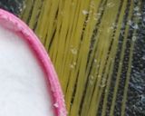 リカちゃん♡春菊と椎茸パスタ⁎∗作り方6写真