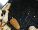 リカちゃん♡春菊と椎茸パスタ⁎∗作り方9写真