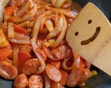 *スパピザ(スパゲッテイのピザ風)*作り方2写真