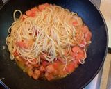 トマトのめんつゆ和風パスタ作り方6写真