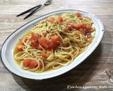 トマトのめんつゆ和風パスタ作り方7写真