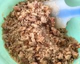 くるみとシナモンの*クランブルケーキ作り方5写真