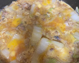サバ缶と白菜の卵とじ作り方4写真