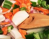 白菜消費。野菜の水分で作る八宝菜作り方3写真
