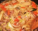白菜消費。野菜の水分で作る八宝菜作り方10写真