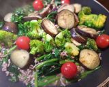 てんこ盛り野菜のガーリックコンソメ炒め作り方5写真