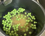 簡単グリーンピースの卵とじ作り方1写真