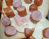 ホットサンド 半熟卵&ソーセージ作り方4写真