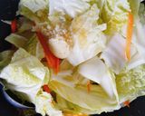 白菜の漬物にトロトロめかぶ昆布～♪作り方1写真