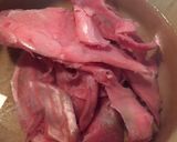 冷凍もできる！牛すじ肉の下ごしらえ作り方2写真