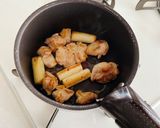 焼きビーフンで！鶏南蛮風年越し汁ビーフン作り方3写真