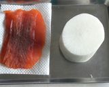 スモークサーモンと大根の前菜作り方1写真