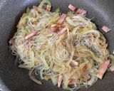 カロリーオフでも満腹!春雨カルボナーラ作り方6写真