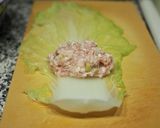 白だしで簡単＊鶏と豆腐のロール白菜作り方5写真