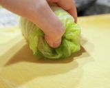 白だしで簡単＊鶏と豆腐のロール白菜作り方7写真