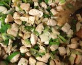 シャキシャキ蓮根と鶏胸肉の甘辛丼作り方4写真