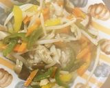 全てレンジ卵とじ丼味豚平焼き風作り方13写真