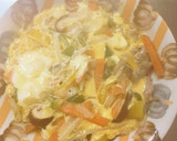 全てレンジ卵とじ丼味豚平焼き風作り方16写真