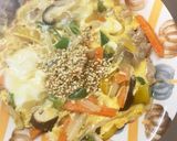 全てレンジ卵とじ丼味豚平焼き風作り方17写真