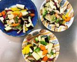 肉なしピリ辛味噌あんかけ味春雨炒め煮作り方10写真