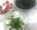 家飲みにお勧め♬タコとわかめの塩ごま和え作り方1写真