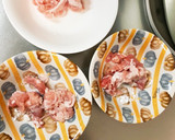 全てレンジ棒棒鶏味豚こま大根青椒肉絲風作り方3写真