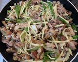 ルースー飯【青椒肉絲の餡かけご飯】作り方7写真