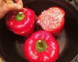 残りご飯でボリュームスタッフドパプリカ。作り方5写真