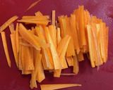 レンジだけで簡単！にんじんの鶏ガラ和え作り方1写真