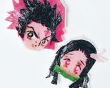 鬼滅の刃【炭治郎・ネ豆子】キャラ弁作り方4写真