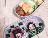 鬼滅の刃【炭治郎・ネ豆子】キャラ弁作り方5写真
