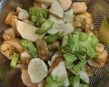 海老と菊芋とブロッコリーの豆板醤炒め作り方2写真