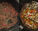 牛肉と絹さやとネギの黒胡椒炒め作り方4写真