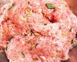 腸活カニカマ肉団子鍋作り方3写真