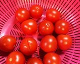 プチトマトとオクラの白だし漬け作り方1写真