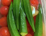 プチトマトとオクラの白だし漬け作り方5写真