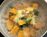 塩麹で、カンタン、ほっこり南瓜のいとこ煮作り方3写真