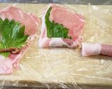 豚肉（鶏肉）のチーズと梅肉のロールカツ作り方5写真