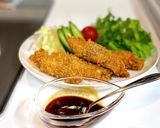 豚肉（鶏肉）のチーズと梅肉のロールカツ作り方12写真