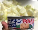シーチキンと玉ねぎで簡単炊き込みご飯作り方1写真