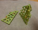 チョコペン♪クリスマスケーキに立体ツリー作り方5写真