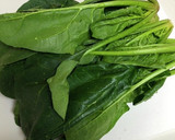 ほうれん草のすり黒胡麻和え作り方1写真