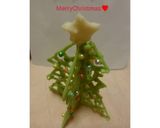 チョコペン♪クリスマスケーキに立体ツリー作り方10写真