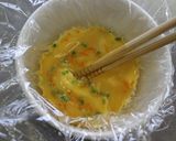 ラップで卵焼き作り方4写真