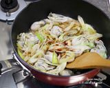 牡蠣のピリ辛炒め。作り方6写真