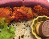 チキントマト煮 煮卵弁当 クリスマス弁当作り方3写真