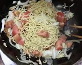 ヴィーガン 塩麹のトマト焼きそば作り方5写真