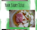 かぶ挽肉和風あんかけ(簡単)作り方10写真