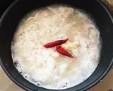 ちぢみほうれん草のれんこんポタージュ鍋作り方5写真